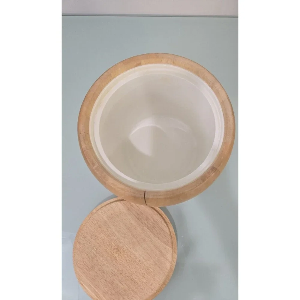 Jens Quistgaard Dansk Teak Ice Bucket 8.5” MCM Denmark Vintage